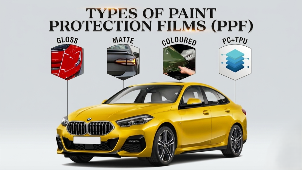 Types of Paint Protection Films for Cars Types of Paint Protection Films for Cars