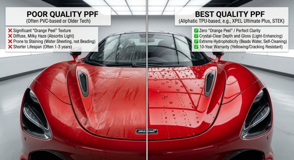 How to Identify the Best Paint Protection Film (PPF) for Your Car