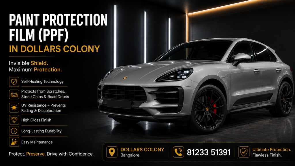 Paint Protection Film (PPF) in Dollars Colony Paint Protection Film (PPF) in Dollars Colony