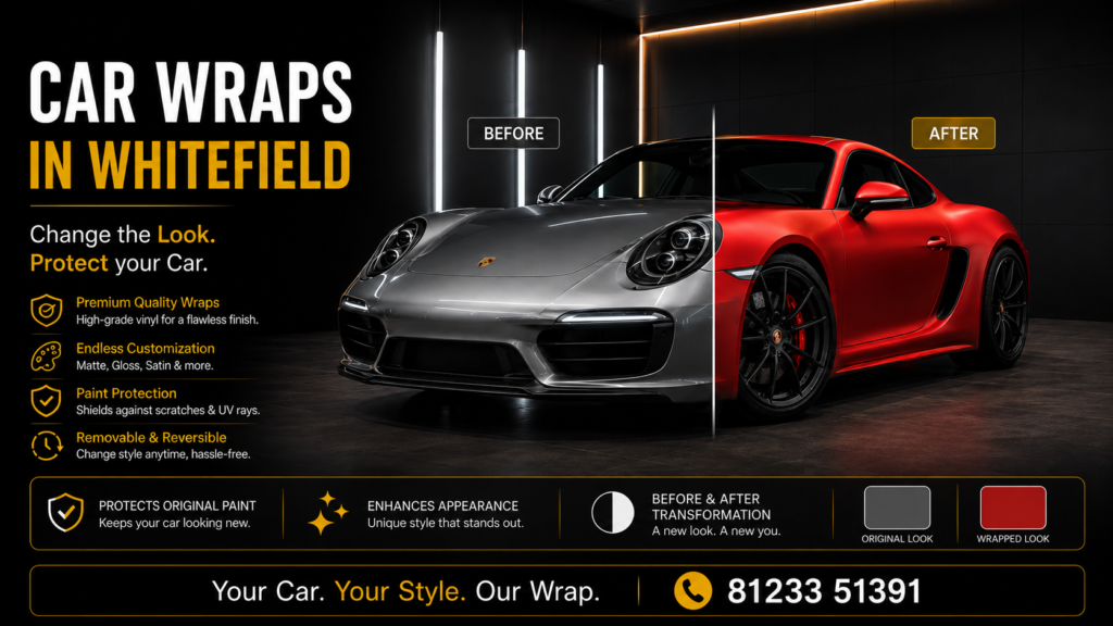 Car Wraps in Whitefield Car Wraps in Whitefield