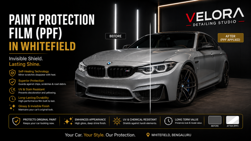 Paint Protection Film (PPF) in Whitefield Paint Protection Film (PPF) in Whitefield