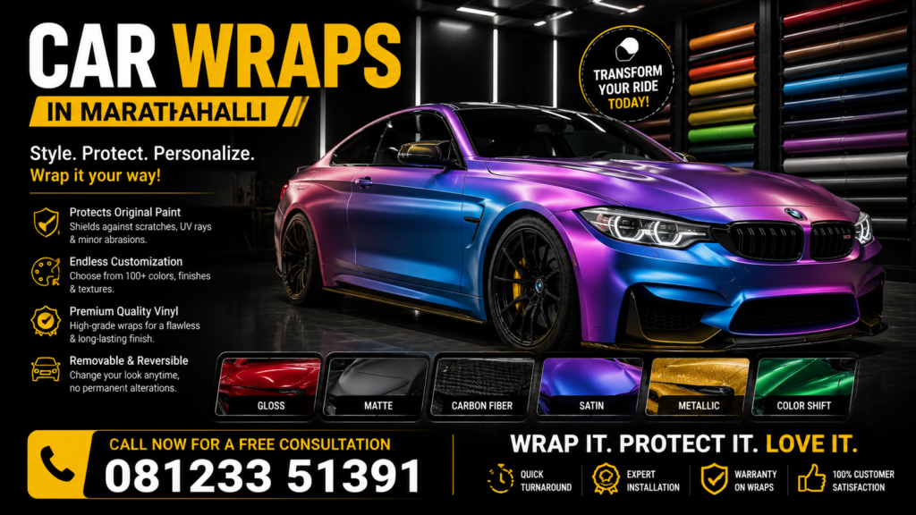Car Wraps in Marathahalli Car Wraps in Marathahalli