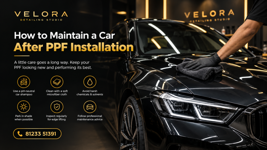How to Maintain a Car After PPF Installation